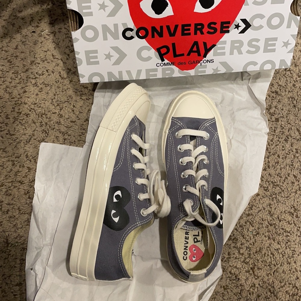 comme des garçons converse limited addiction. Size 6 men’s, size 8 women’s.